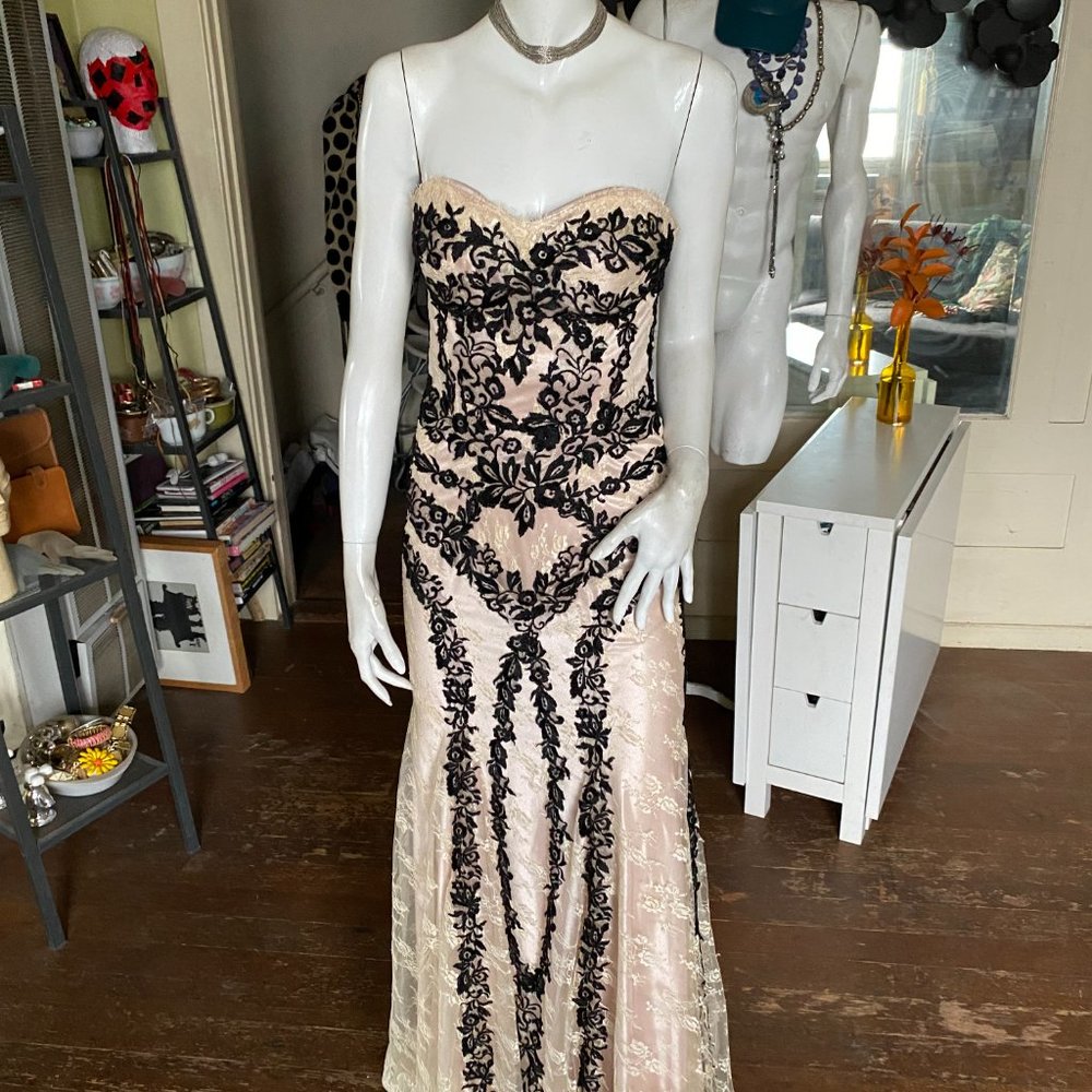 ARIA COUTURE strapless gown